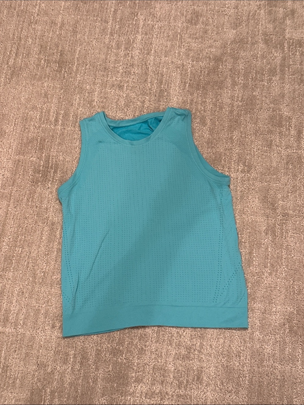Aqua Blue Sleeveless Athleta Tank Top